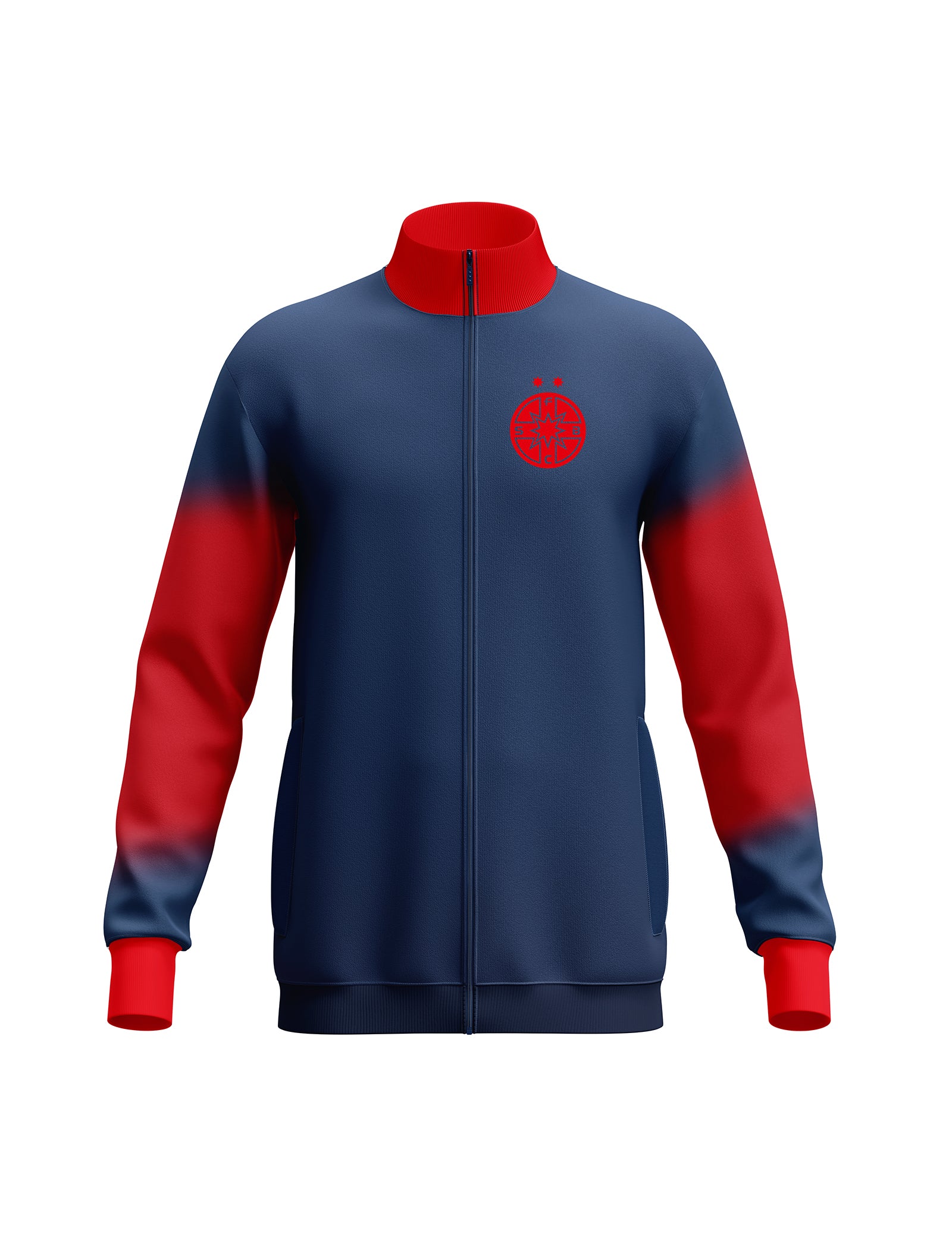 Bluza Adulti cu Fermoar Sigla FCSB