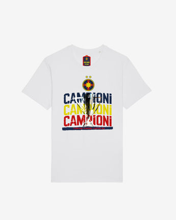 Tricou Campioni Adulti FCSB Cool Alb