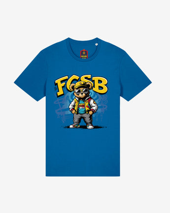 Tricou Adulti FCSB Teddy Urban Albastru