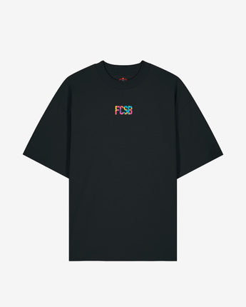 Tricou Oversized Adulti FCSB Colored Vibes Negru
