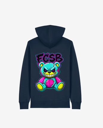 Hanorac cu Fermoar Adulti FCSB Teddy Cool Navy