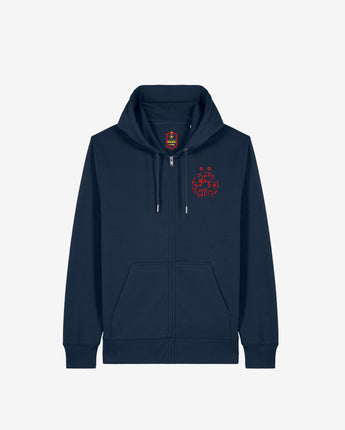 Hanorac cu Fermoar Adulti FCSB Player Navy