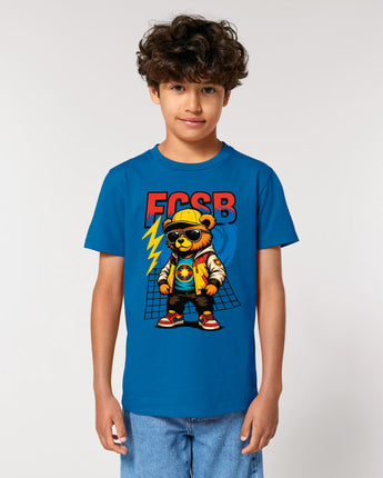 Tricou Copii FCSB Teddy Vibe Albastru