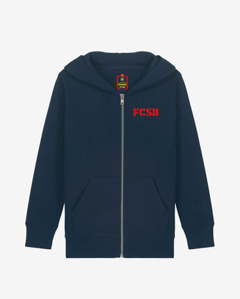 Hanorac cu Fermoar Copii FCSB Puzzle Navy