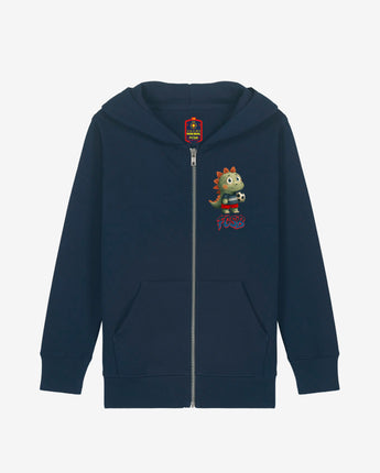 Hanorac cu Fermoar Copii FCSB Dino Navy