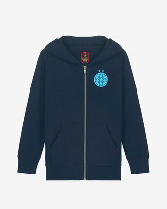 Hanorac cu Fermoar Copii FCSB Tag Navy