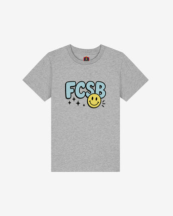 Tricou Copii FCSB Happy Vibes Gri