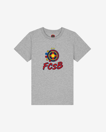 Tricou Copii FCSB Team Spirit Gri