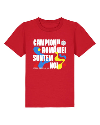 Tricou Campion Copii FCSB Casual Rosu