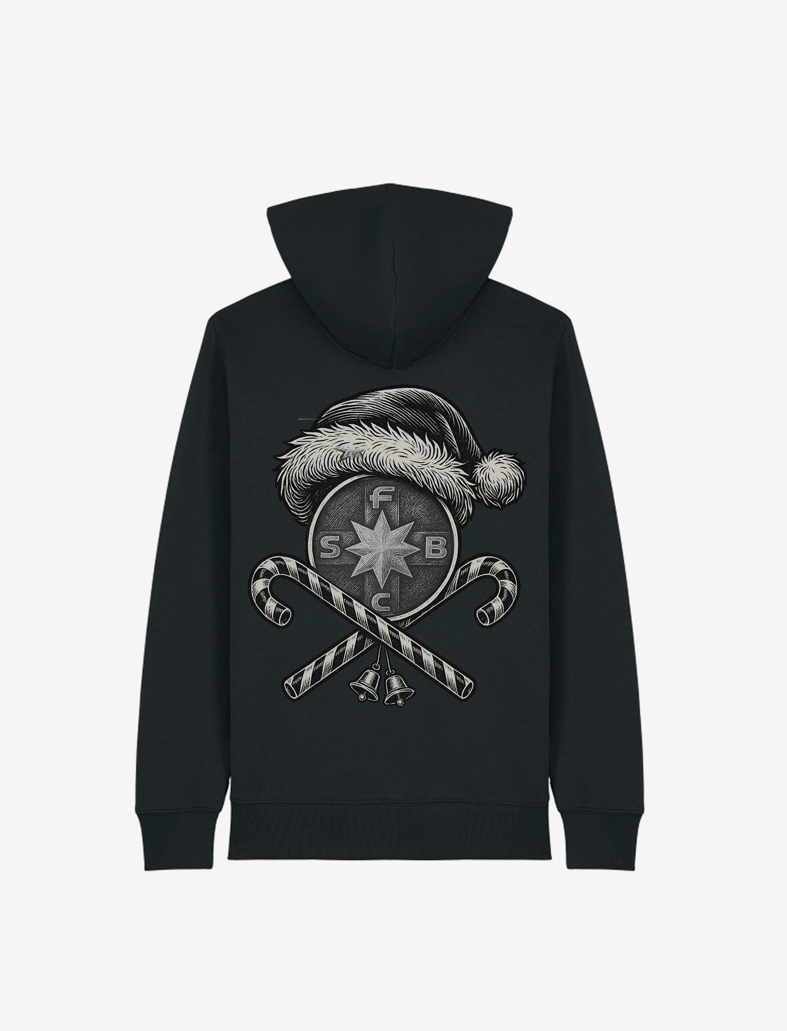 Hanorac Adulti FCSB Candy Cane Negru