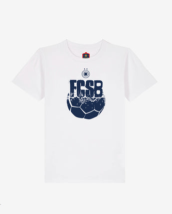 Tricou Copii Football FCSB Alb