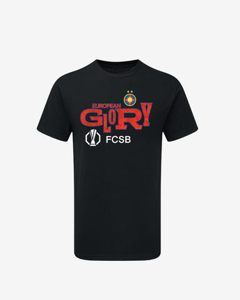 Tricou European Glory UEFA Adulti FCSB Negru