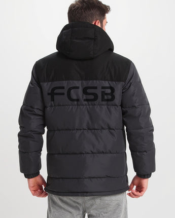 Geaca Adulti FCSB Logo Negru