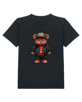 Tricou Teddy Snuggles campion Copii FCSB Casual Negru