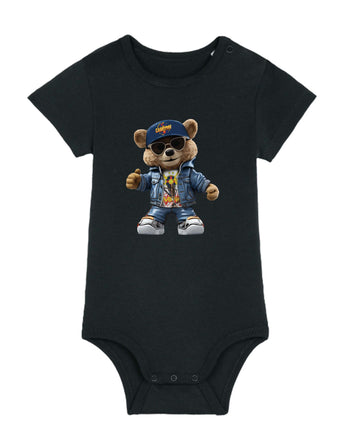 Baby Body Teddy Bear Cuddles Negru