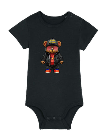 Baby Body Teddy Bear Snuggles Negru