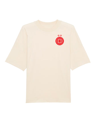 Tricou Oversized Adulti FCSB Streetwear Natural Raw