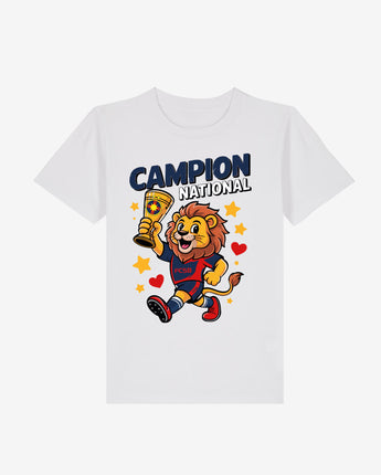 Tricou Campioni Copii FCSB Lion Alb