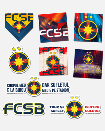 Plansa Stickere FCSB